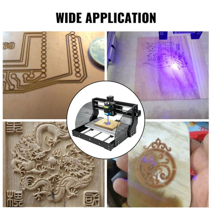 CNC freesmachine 3018 Pro Max VEVOR graveermachine GRBL+Offline Control 5500mW