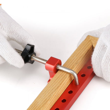 VEVOR 90 graden positioneringshoek 140x140mm haakse houtbewerkingsklemmen aluminium hoekklemhoek voor dozen kasten laden 4 stuks