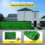 VEVOR Kunstmatig Buxus Hegpaneel, 10 Stuks, 61 x 40,6 cm, Kunstmatige Heggen, Kunstmatige Buxusomheining, Nep Klimop UV Realistisch Effect Groene Plastic Decoratie Voor Tuinen en Werven, 4 cm Dikte
