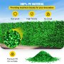 VEVOR Kunstmatig Buxus Hegpaneel, 10 Stuks, 61 x 40,6 cm, Kunstmatige Heggen, Kunstmatige Buxusomheining, Nep Klimop UV Realistisch Effect Groene Plastic Decoratie Voor Tuinen en Werven, 4 cm Dikte