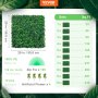 VEVOR Kunstmatig Buxus Hegpaneel, 12 Stuks, 50,8 x 50,8 cm, Kunstmatige Heggen, Kunstmatige Buxusomheining, Nep Klimop Realistisch Effect Groene Plastic Decoratie Voor Tuinen en Werven, 4 cm Dikte