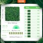 VEVOR Kunstmatig Buxus Hegpaneel, 24 Stuks, 50,8 x 50,8 cm, Kunstmatige Heggen, Kunstmatige Buxusomheining, Nep Klimop Realistisch Effect Groene Plastic Decoratie Voor Tuinen en Werven, 4 cm Dikte