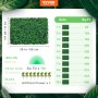 VEVOR Kunstmatig Buxus Hegpaneel, 24 Stuks, 61 x 40,6 cm, Kunstmatige Heggen, Kunstmatige Buxusomheining, Nep Klimop UV Realistisch Effect Groene Plastic Decoratie Voor Tuinen en Werven, 4 cm Dikte