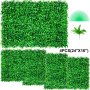 Vevor Kunstmatige Buxus Heggen Panelen 4 Stuks 61 X 40,6 Cm Kunstmatig Hegpaneel