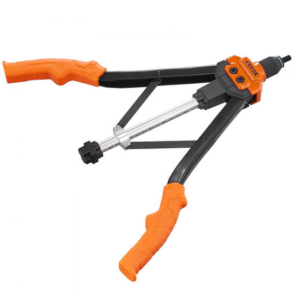 VEVOR klinkmoertangenset blindklinkmoertang 410 mm, klinknageltang 13 sets moeren en doornen, klinkmoergereedschap M3 M4 M5 M6 M8 M10 M12 professionele handklinknageltang, klinkmachine draadmoerklinknagels