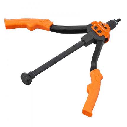 VEVOR Klinkmoertangenset Blindklinkmoertang 350 mm klinktang 7 sets moeren en doornen Klinkmoergereedschap M6 M8 M10 Professionele handklinknageltang Klinkhamer Draadmoer Klinknageltang Tang