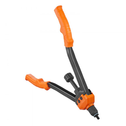 VEVOR klinkmoertangenset blindklinkmoertang 410 mm, klinknageltang 13 sets moeren en doornen, klinkmoergereedschap M3 M4 M5 M6 M8 M10 M12 professionele handklinknageltang, klinkmachine draadklinknagels