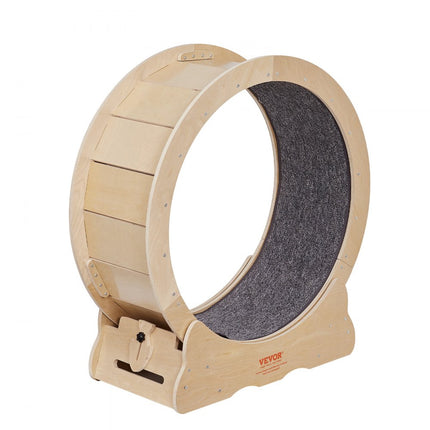 VEVOR Kattenloopwiel 750x320x800mm Kattenloopwiel gemaakt van berken- en populierenmultiplex Kattenwiel Geluidsarm Uitneembare binnenmat Kattenwiel Geschikt voor katten met een gewicht van 2,72 tot 3,63 kg