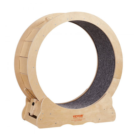VEVOR Kattenloopwiel 750x320x800mm Kattenloopwiel gemaakt van berken- en populierenmultiplex Kattenwiel Geluidsarm Uitneembare binnenmat Kattenwiel Geschikt voor katten met een gewicht van 2,72 tot 3,63 kg