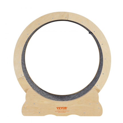 VEVOR Kattenloopwiel 750x320x800mm Kattenloopwiel gemaakt van berken- en populierenmultiplex Kattenwiel Geluidsarm Uitneembare binnenmat Kattenwiel Geschikt voor katten met een gewicht van 2,72 tot 3,63 kg