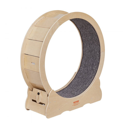 VEVOR Kattenloopwiel 910x320x970mm Kattenloopwiel gemaakt van berken- en populierenmultiplex Kattenwiel Geluidsarm Uitneembare binnenmat Kattenwiel Geschikt voor katten met een gewicht van 3,6 tot 6,6 kg