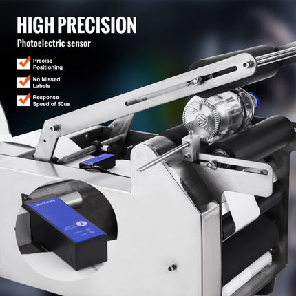 VEVOR Semi-automatische MT-50 fles etiketteermachine Etiket applicator