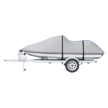 VEVOR jetski-hoes, 320-342 cm trailerbare waterdichte PWC-hoes, heavy duty 600D Marine Grade PU Oxford-stof, UV-bestendige Seadoo-hoes 420x247 cm jetski-hoes
