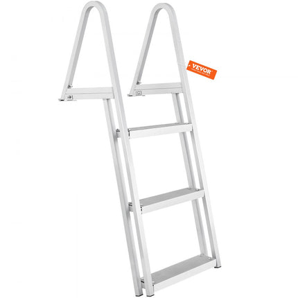 VEVOR leunladder 3 treden 159kg boot leunladder afneembaar 610x455x1225mm