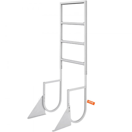 VEVOR zwemtrap 4 treden met leuningladder boot jachtschip 114x63x13cm
