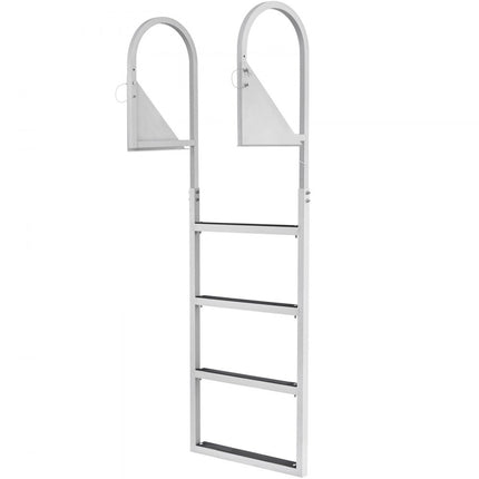 VEVOR zwemtrap 4 treden met leuningladder boot jachtschip 114x63x13cm
