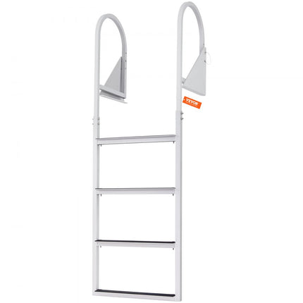 VEVOR zwemtrap 4 treden met leuningladder boot jachtschip 114x63x13cm
