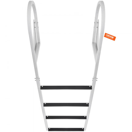 VEVOR zwemtrap 4 treden met leuningladder boot jachtschip 114x63x13cm