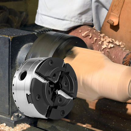5" 4 Jaw Lathe Chuck Self-Centering With Operating Tools Hot Hardened