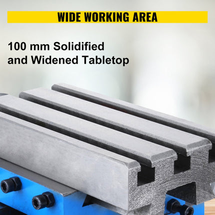 VEVOR 4''×7.3'' Freesmachine Cross Slide Werktafel Sliding Workholding 185×100mm
