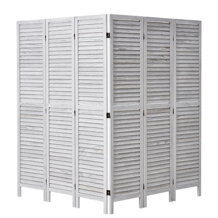 VEVOR scheidingswand scheidingsscherm hout 6-delig opvouwbaar 242cm ruimtescheiding