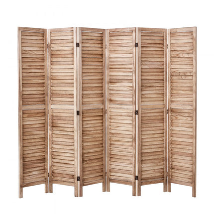 VEVOR roomdivider roomdivider scherm houten 6-delig opvouwbaar 242cm privacyscherm