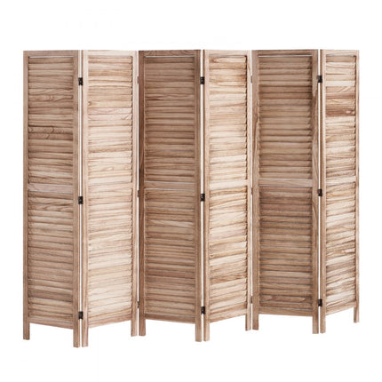 VEVOR roomdivider roomdivider scherm houten 6-delig opvouwbaar 242cm privacyscherm