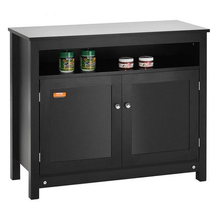 VEVOR Aquariumstandaard, 40 gal aquariumstandaard, 927 x 400 x 760 mm MDF schildpadtankstandaard, 152 kg laadvermogen, reptielentankstandaard met opbergruimte, kast en hardwareset, zwart