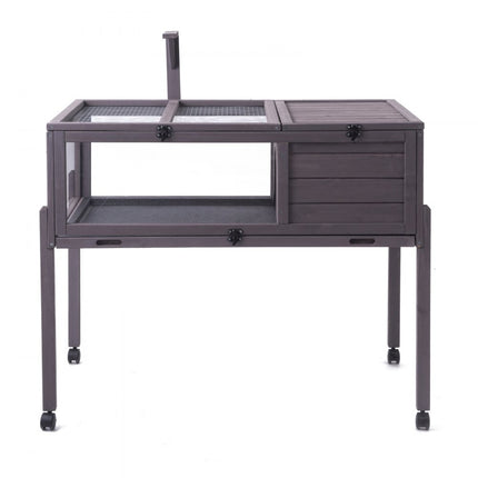 VEVOR schildpaddenverblijf schildpaddenhuis terrarium gemaakt van hout 965x610x825mm