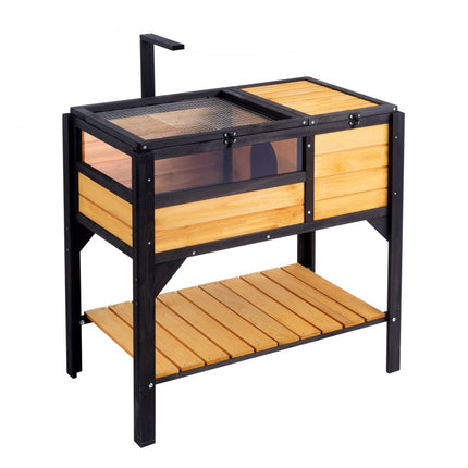 VEVOR schildpaddenverblijf schildpaddenhuis terrarium gemaakt van hout 850x500x825mm