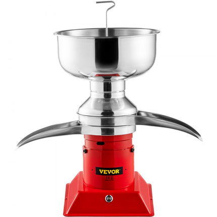 VEVOR Melkafscheider 5 L Melkscheidingsmachine 30 W Milkshakeseparator van 304 Roestvrij Staal en Gietijzer Staal met 4 Uur Duurzaam Werken en Complete Componenten voor Melkveebedrijven en Gezinnen