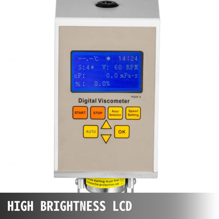 Digitale Roterende Viscosimeter NDJ-5S Viscositeitsmeter Tester Machine Lcd-scherm: