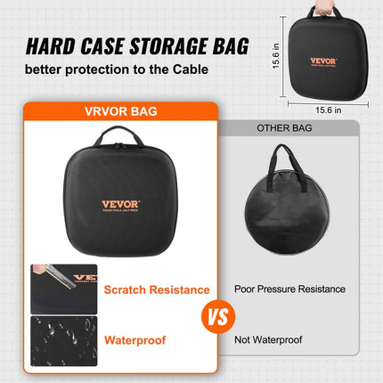 VEVOR Type 2 laadkabel voor elektrische auto's en hybrides 22kw 7m kabellengte 3-fase 380V