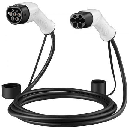 VEVOR Laadkabel Type 2 naar Type 2 Ev Oplaadkabel Elektrisch Voertuig Kabel 32A 5m 7kW Tpu