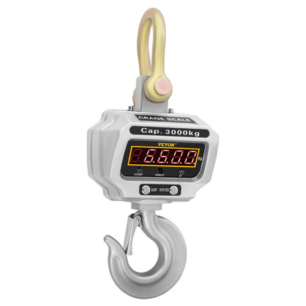 OCS-T 3000kg Heavy Duty digitale kraanweegschaal Hangweegschaal met LCD-scherm