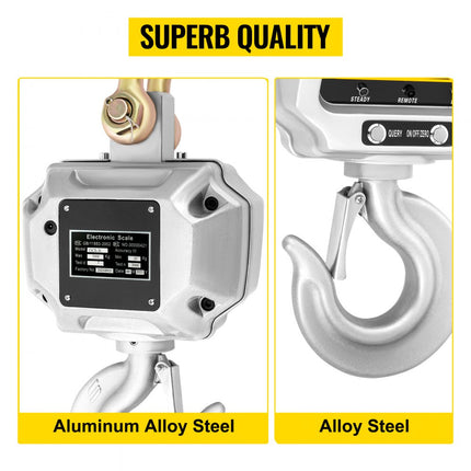 OCS-T 3000kg Heavy Duty digitale kraanweegschaal Hangweegschaal met LCD-scherm