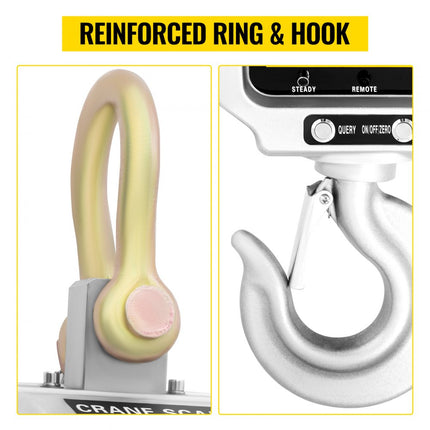 OCS-T 3000kg Heavy Duty digitale kraanweegschaal Hangweegschaal met LCD-scherm