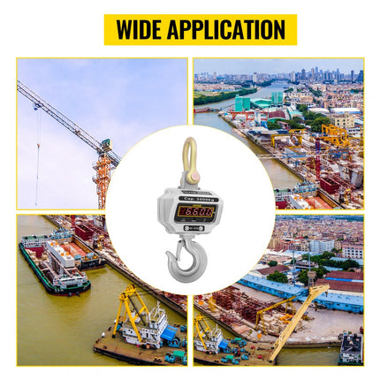 OCS-T 3000kg Heavy Duty digitale kraanweegschaal Hangweegschaal met LCD-scherm