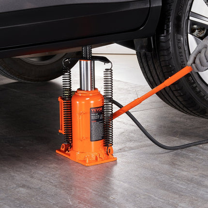 VEVOR 20T Stamp Jack Fles Jack Hydraulische Jack Stamp Jack voor Auto SUV 265-500mm Compact Jack Auto Jack Draagbare Hydraulische Cilinder Hydraulische Jack Orange Stamp Jack