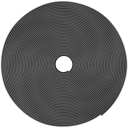 VEVOR Bedrand 4' x 10' Gazonrand Gerecycled HDPE Patio Board Flexibele gazonrand voor landschapsarchitectuur Gazon Tuin Tuin Anti-indringend onkruid Zwart