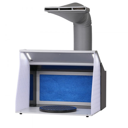 VEVOR airbrush-spuitcabine-kit 405 x 330 x 355 m, draagbaar airbrush-afzuigsysteem, airbrush-spuitcabine-afzuigsysteem 5,2 m³/min met dubbele ventilatoren voor het maken van airbrush-modellen, schilderwerkzaamheden, enz.
