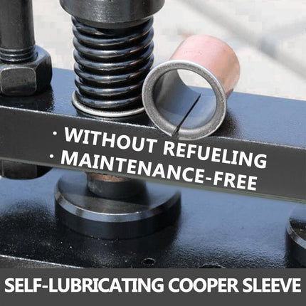 VEVOR lederen ponsmachine, handmatige lederen snijmachine, lederen embossingmachine, 36 x 25 x 47 cm, stalen ponsmachine, 1,5 ton druk, maximale drukslag 10 mm, handmatige embossingpers, lederen cutter