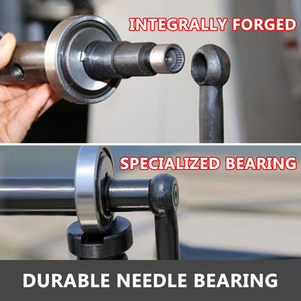 VEVOR lederen ponsmachine, handmatige lederen snijmachine, lederen embossingmachine, 36 x 25 x 47 cm, stalen ponsmachine, 1,5 ton druk, maximale drukslag 10 mm, handmatige embossingpers, lederen cutter