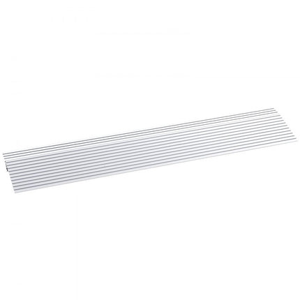 VEVOR Deurdrempelhelling 7,3" x 34" x 1" Rolstoelhelling 800 lbs Laadvermogen Toegangshelling van aluminiumlegering Stoeprand Modulair ontwerp Drempelhelling Antislip aluminium oprit