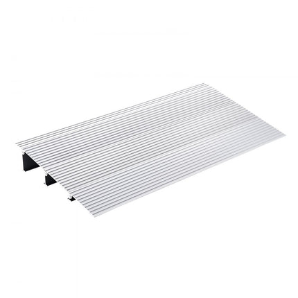 VEVOR Deurdrempel, 3" Hoogte, 800 lbs Laadvermogen Deuroprit voor rolstoelen, Aluminium Instaplijst, Verstelbare Modulaire Dorpeloprit voor rolstoelen, scooters, elektrische rolstoelen