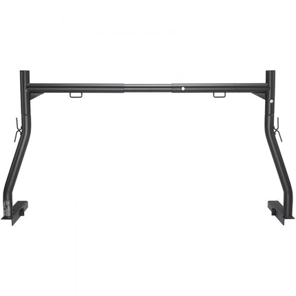 VEVOR Truck Carrier Truck Rack, 1170-1803 mm uitschuifbaar vrachtwagenladderrek, 363 kg laadvermogen, stalen ladderrek voor vrachtwagens met niet-borende J-bouten, vrachtwagenbedrek voor surfplank enz.