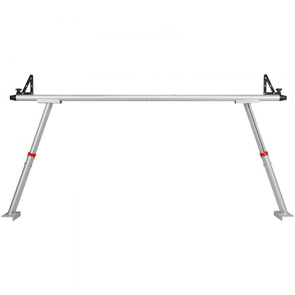 VEVOR Truck Carrier Truck Rack, 363 kg capaciteit, 43-75 cm in hoogte verstelbaar, 2 stuks aluminium ladderrek met 8 niet-borende C-klemmen, vrachtwagenbedrek voor kajak, surfplank, hout, ladder