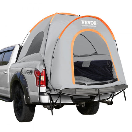 VEVOR Daktent Vrachtwagentent 200 x 165 x 170 cm, dubbellaagse tent Buiten Pickup Truck Tent Truck Bed Tent Outdoor Familie Camping Reizen Autotent, Waterdichte Autodaktent Achtertent Draagtas