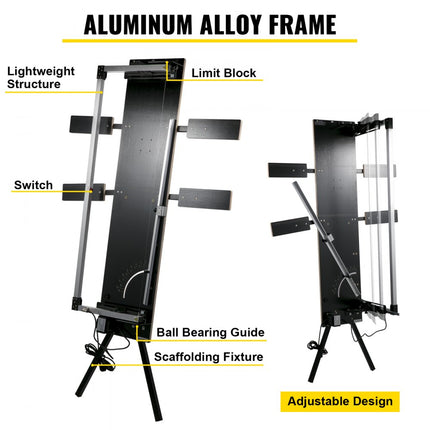 VEVOR Piepschuimsnijders Schuimsnijder piepschuim Snijder Piepschuim Snijapparaat Max Snijlengte 134 Cm Met Poten