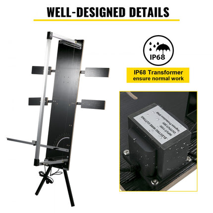 VEVOR Piepschuimsnijders Schuimsnijder piepschuim Snijder Piepschuim Snijapparaat Max Snijlengte 134 Cm Met Poten